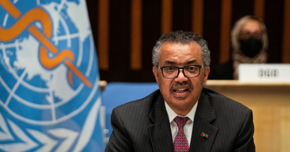 El jefe de la OMS apoya el 'tratado pandémico' para contener futuros brotes