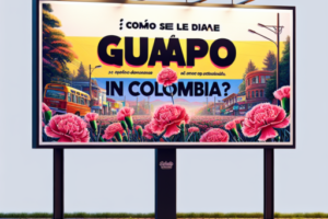 ¿Cómo se le dice guapo en Colombia?