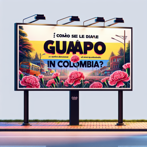 ¿Cómo se le dice guapo en Colombia?