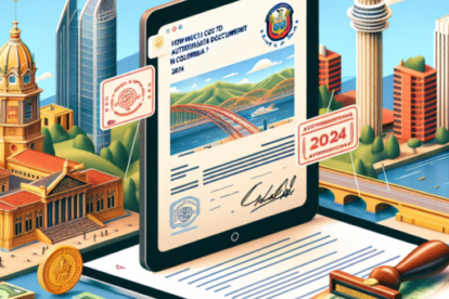 ¿Cuánto vale apostillar un documento en Colombia 2024?