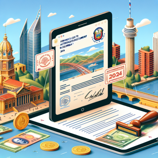 ¿Cuánto vale apostillar un documento en Colombia 2024?