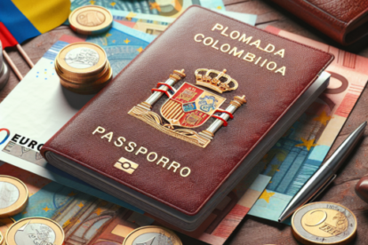 ¿Cuánto cuesta la renovacion del pasaporte colombiano en España?