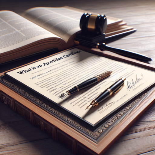 ¿Qué es un certificado apostillado?